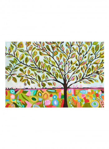 Tree Abstract Poster Multicolour