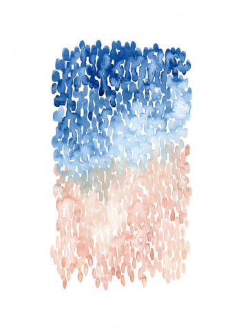 Coral Cascade II Poster Multicolour