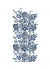 Ice Blue Botanical II Poster Multicolour