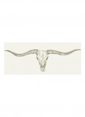 Western Skull Mount III Poster Grey/White reviews Western Skull Mount III Poster Grey/White