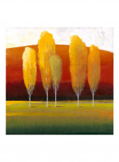 Glowing Trees II Poster Green reviews Glowing Trees II Poster Green