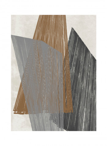 Triangle Stripes I Poster Multicolour