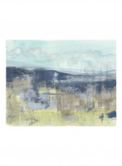Blueberry Hills II Canvas Wall Art Multicolour