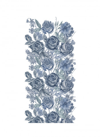 Ice Blue Botanical I Poster Multicolour