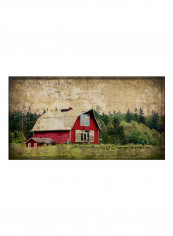 Widby's Barn III Poster Green/Pink/Beige reviews Widby's Barn III Poster Green/Pink/Beige