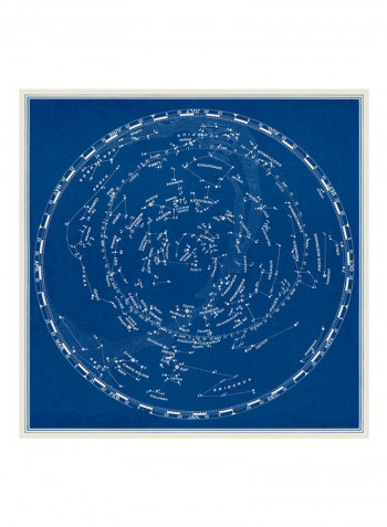 Stars & Constellations Chart Poster Multicolour