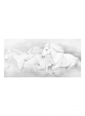 All The White Horses Poster Multicolour