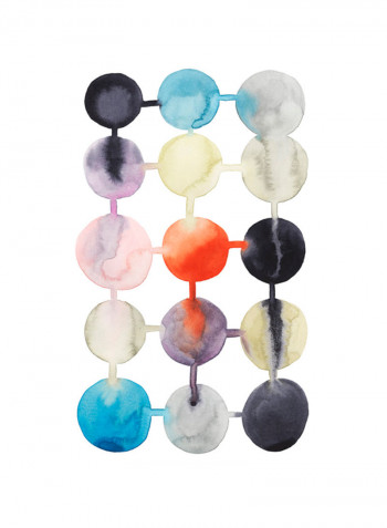 Connect The Dots II Poster Multicolour