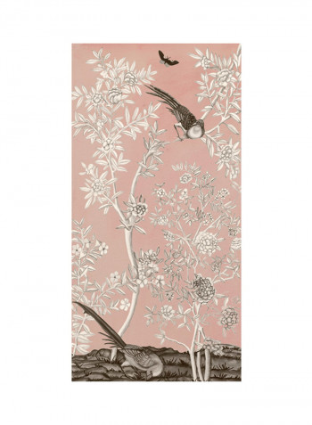 Blush Chinoiserie II Poster Pink/White