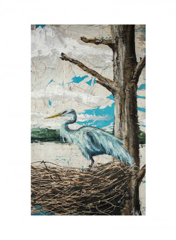 Midway Heron I Poster Multicolour