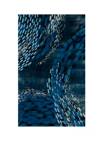 Moon Tide I Poster Blue