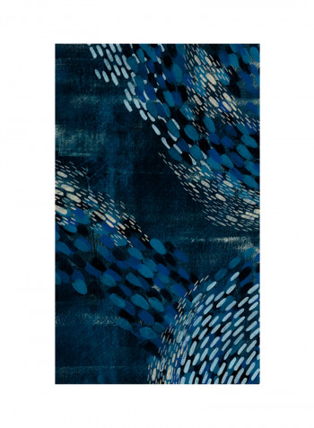 Moon Tide II Poster Blue