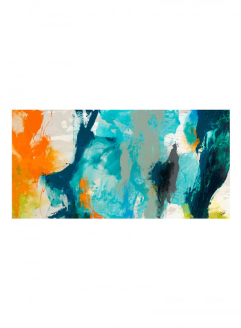 Tidal Abstract II Poster Multicolour