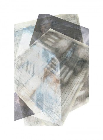Faceted Illusion III Poster Multicolour