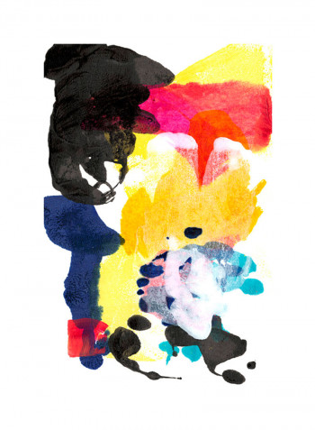 Paint Bloom I Poster Multicolour