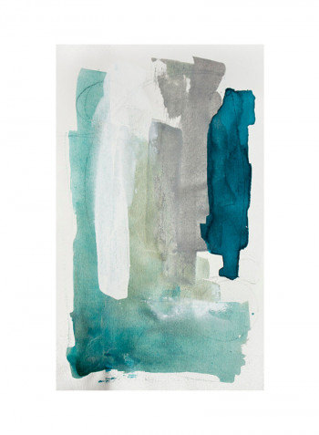 Seaglass III Poster Blue