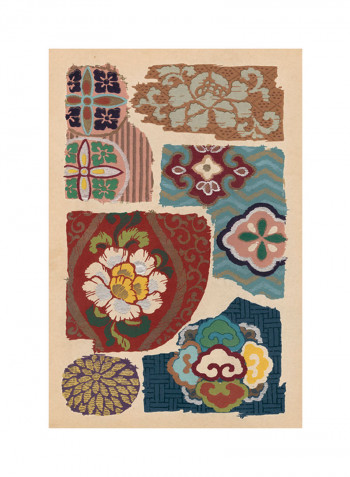 Japanese Textile Design III Poster Multicolour