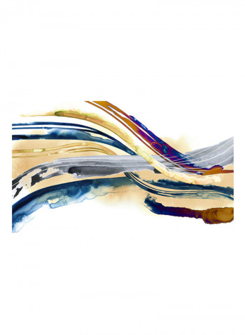 Soundwaves I Poster Multicolour