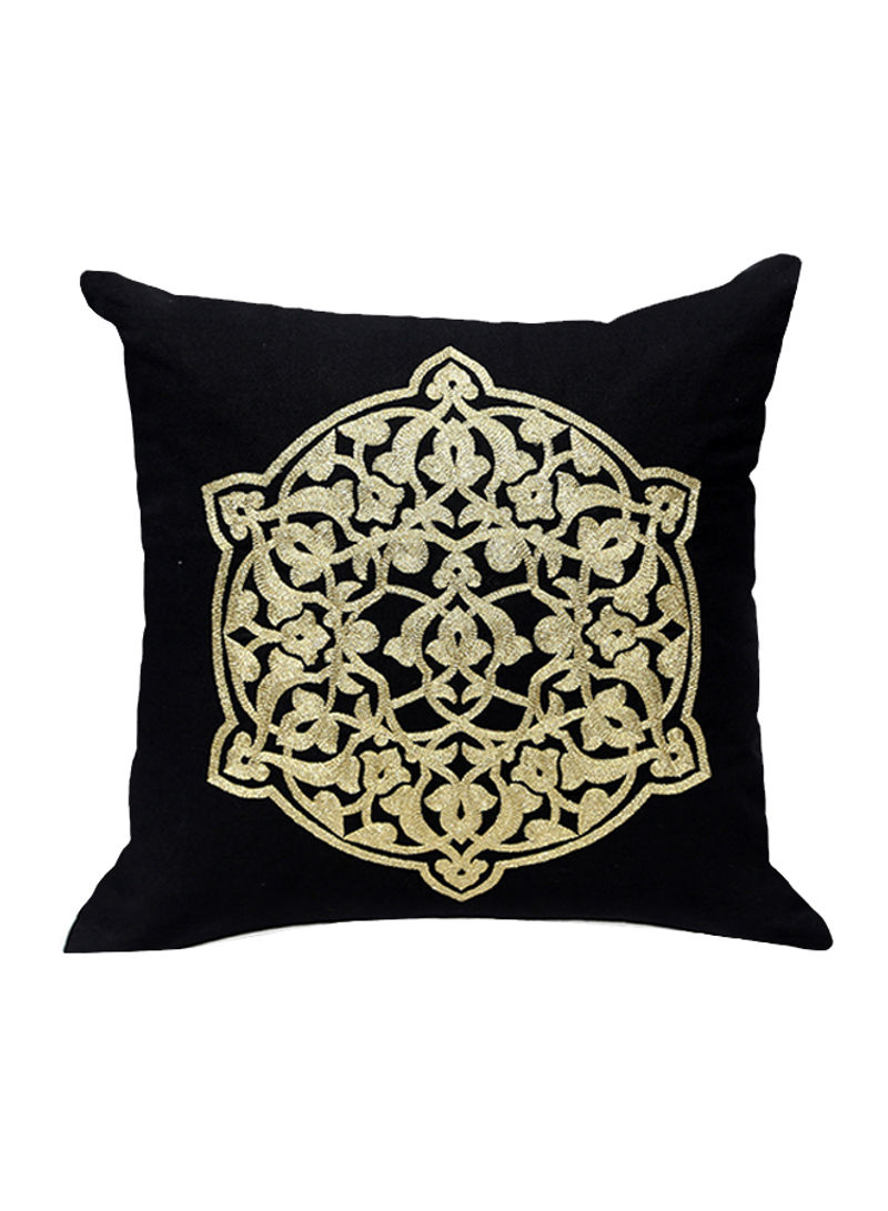 Decorative Pillow Black/Gold 40x40centimeter