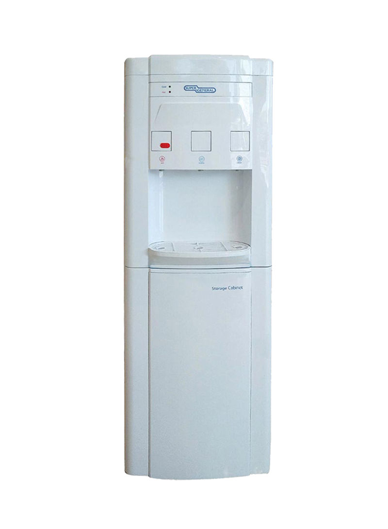Freestanding Water Dispenser With Cabinet SGL1051W White