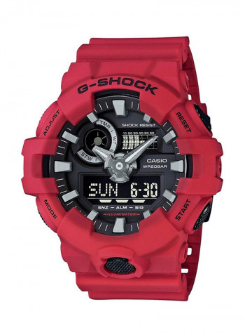 Men's Silicone Analog Wrist Watch GA-700-4A