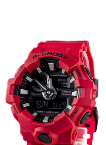 Men's Silicone Analog Wrist Watch GA-700-4A
