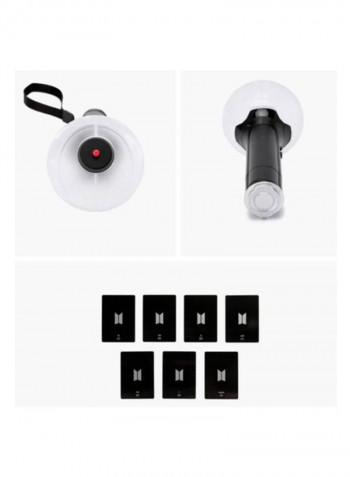Bomb Bangtan Lamp Lightstick White 14x9centimeter