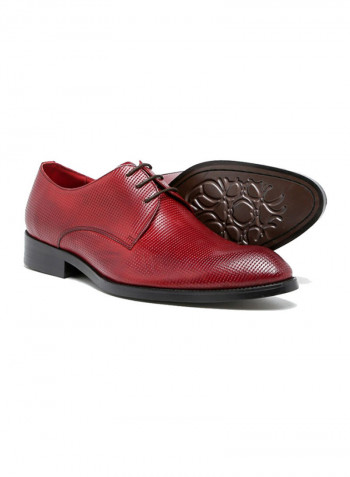Bossy Derby Formal Shoe Burgundy