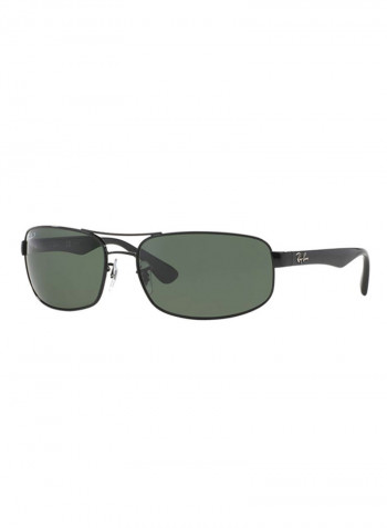 Men's Rectangular Sunglasses - Lens Size: 61 mm