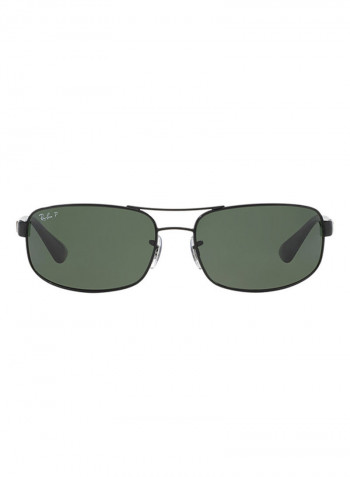 Men's Rectangular Sunglasses - Lens Size: 61 mm