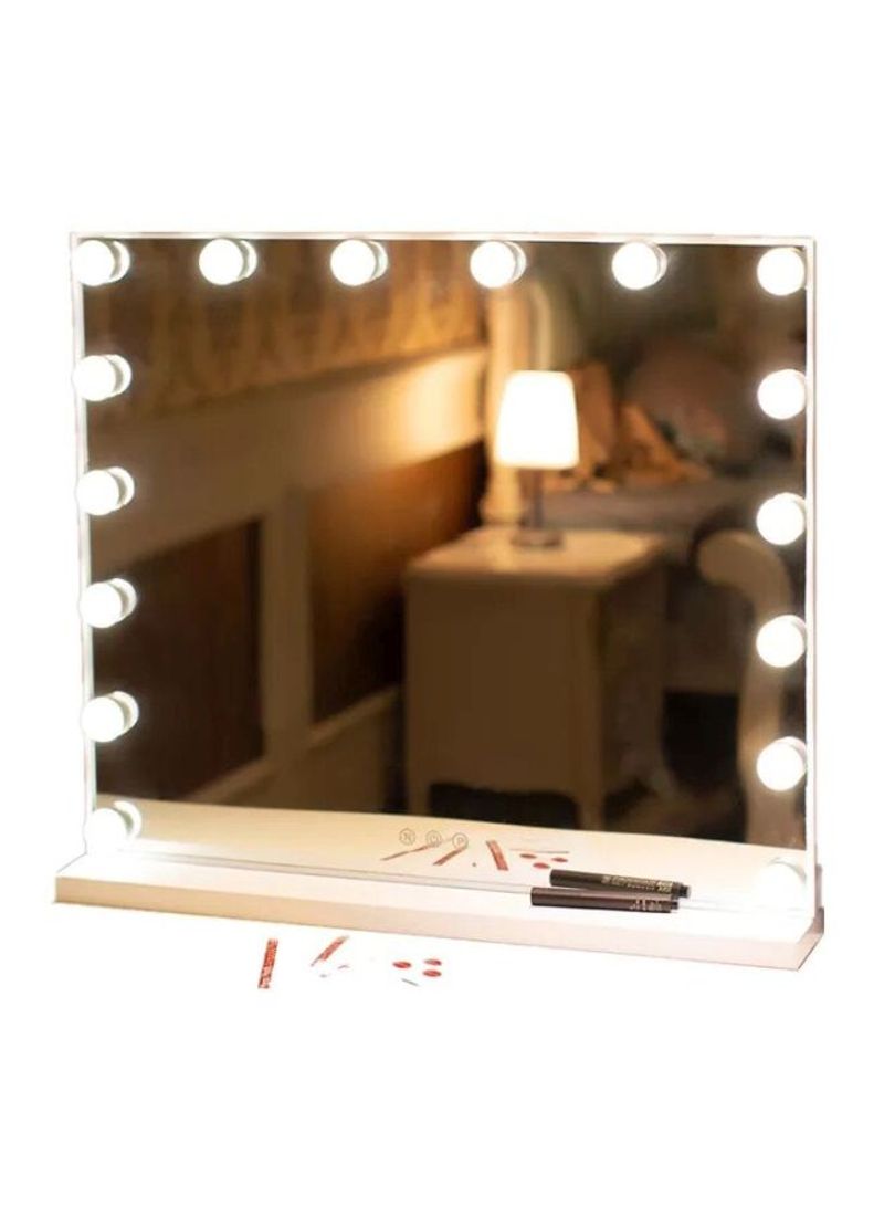 Smart Touch LED Make Up Mirror White 60x14.5x52cm