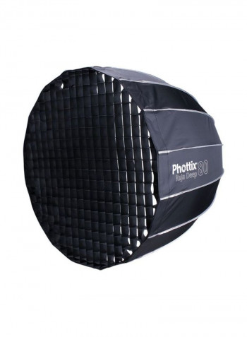Raja Deep Quick Folding Softbox 80centimeter Black/Silver
