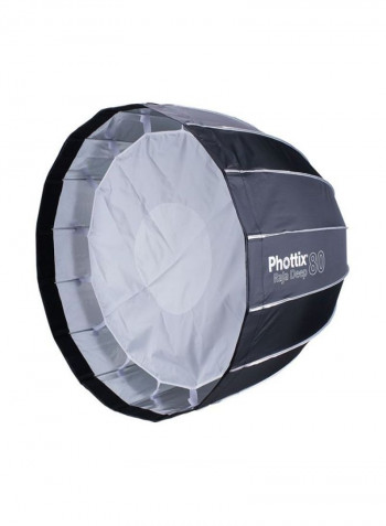Raja Deep Quick Folding Softbox 80centimeter Black/Silver
