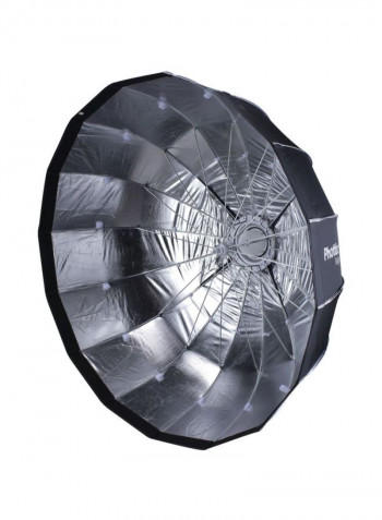 Raja Quick Folding Octa Softbox 105centimeter Black/Silver