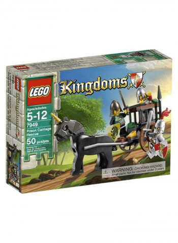 50-Piece Kingdoms Prison Carriage Rescue Building Set 7949