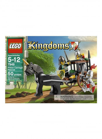 50-Piece Kingdoms Prison Carriage Rescue Building Set 7949