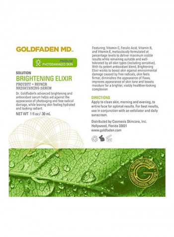 Brightening Elixir Serum 1ounce