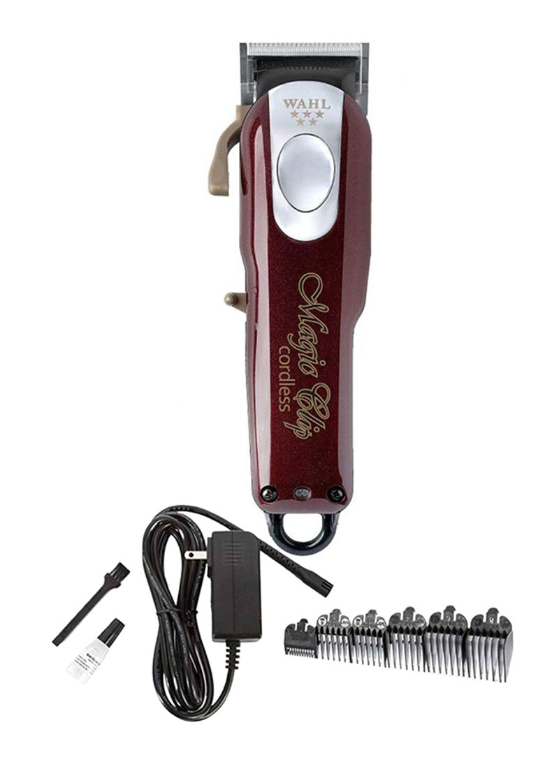 Cordless Magic Trimmer Set Maroon/Silver 6.25inch