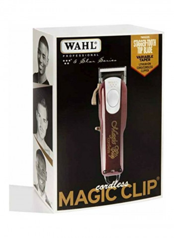 Cordless Magic Trimmer Set Maroon/Silver 6.25inch