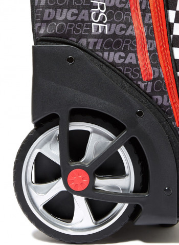 Boys Corse Big Wheels Trolley Backpack 19.2 Inch متعدد الألوان