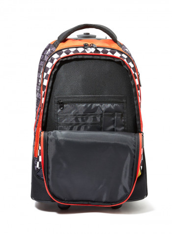 Boys Corse Big Wheels Trolley Backpack 19.2 Inch متعدد الألوان
