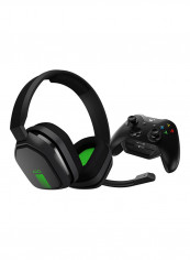 A10 Over-Ear Gaming Headset With MIXAMP M60 Controller Mount For Xbox One Black/Green