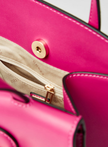 Hensely Mini Satchel Fuchsia