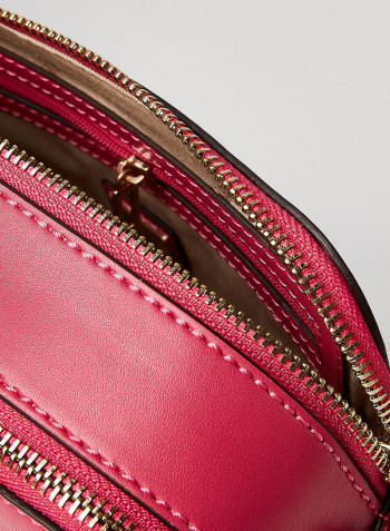 Noelle Camera Crossbody Bag Fuchsia