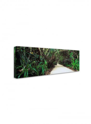 Island Heart-Maldives Canvas Wall Art Multicolour 10 x 32inch