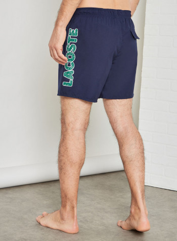 Logo Swim Shorts Navy Blue