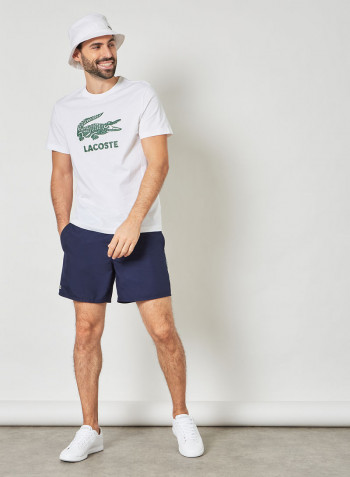 Logo Swim Shorts Navy Blue
