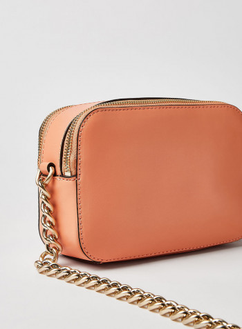 Noelle Camera Crossbody Bag Coral