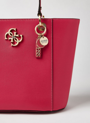 Noelle Small Elite Tote Bag Fuchsia