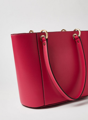 Noelle Small Elite Tote Bag Fuchsia